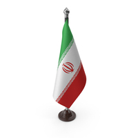 Iran Cloth Flag Stand PNG & PSD Images
