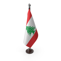 Lebanon Cloth Flag Stand PNG & PSD Images