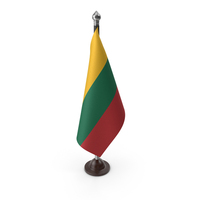Lithuania Cloth Flag Stand PNG & PSD Images