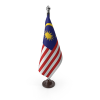 Malaysia Cloth Flag Stand PNG & PSD Images