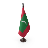 Maldives Cloth Flag Stand PNG & PSD Images