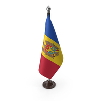 Moldova Cloth Flag Stand PNG & PSD Images
