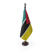 Mozambique Cloth Flag Stand PNG & PSD Images
