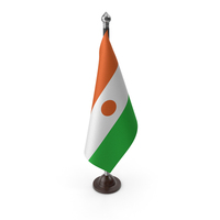 Niger Cloth Flag Stand PNG & PSD Images