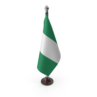 Nigeria Cloth Flag Stand PNG & PSD Images