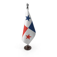 Panama Cloth Flag Stand PNG & PSD Images