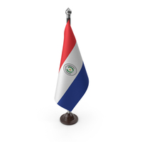 Paraguay Cloth Flag Stand PNG & PSD Images