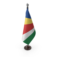 Seychelles Cloth Flag Stand PNG & PSD Images
