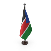 South Sudan Cloth Flag Stand PNG & PSD Images