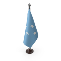 States of Micronesia Cloth Flag Stand PNG & PSD Images