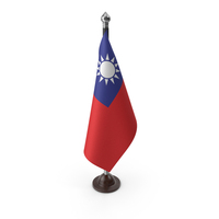 Taiwan Cloth Flag Stand PNG & PSD Images