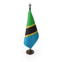 Tanzania Cloth Flag Stand PNG & PSD Images