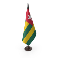Togo Cloth Flag Stand PNG & PSD Images