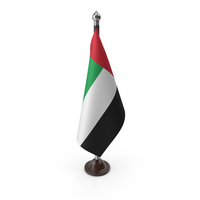 United Arab Emirates Cloth Flag Stand PNG & PSD Images
