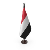 Yemen Cloth Flag Stand PNG & PSD Images