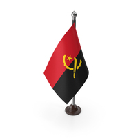 Angola Plastic Flag Stand PNG & PSD Images