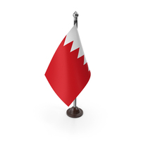 Bahrain Plastic Flag Stand PNG & PSD Images