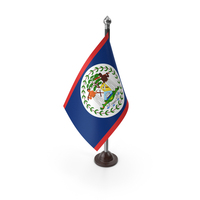 Belize Plastic Flag Stand PNG & PSD Images