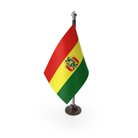 Bolivia Plastic Flag On A Stand PNG & PSD Images