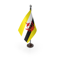 Brunei Plastic Flag Stand PNG & PSD Images