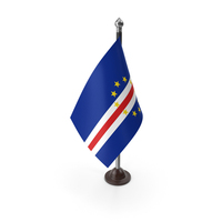 Cabo Verde Plastic Flag Stand PNG & PSD Images