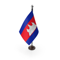 Cambodia Plastic Flag Stand PNG & PSD Images