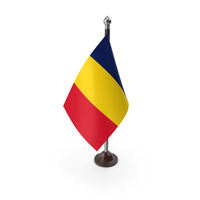Chad Plastic Flag Stand PNG & PSD Images