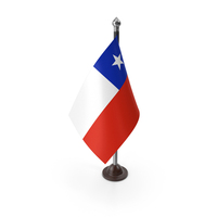 Chile Plastic Flag Stand PNG & PSD Images