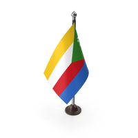 Comoros Plastic Flag Stand PNG & PSD Images