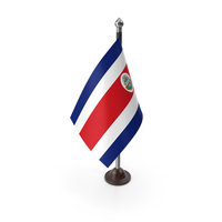 Costa Rica Plastic Flag Stand PNG & PSD Images