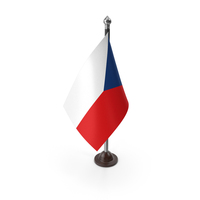 Czech Republic Plastic Flag Stand PNG & PSD Images