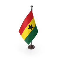 Ghana Plastic Flag Stand PNG & PSD Images