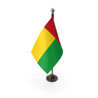 Guinea Bissau Plastic Flag Stand PNG & PSD Images