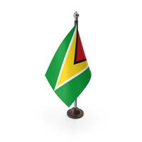 Guyana Plastic Flag Stand PNG & PSD Images