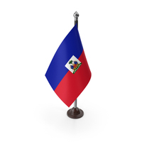 Haiti Plastic Flag Stand PNG & PSD Images