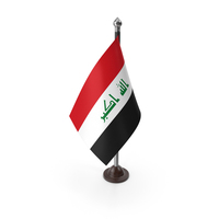 Iraq Plastic Flag Stand PNG & PSD Images