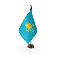 Kazakhstan Plastic Flag Stand PNG & PSD Images