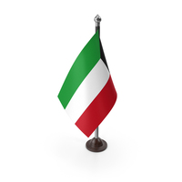 Kuwait Plastic Flag On A Stand PNG & PSD Images