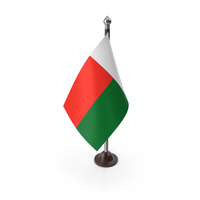 Madagascar Plastic Flag Stand PNG & PSD Images