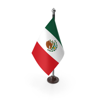 Mexico Plastic Flag On A Stand PNG & PSD Images