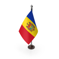 Plastic Moldova Flag On A Stand PNG & PSD Images