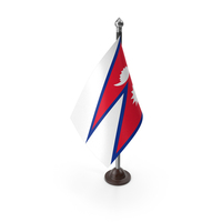 Nepal Plastic Flag Stand PNG & PSD Images