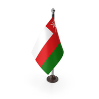 Oman Plastic Flag Stand PNG & PSD Images