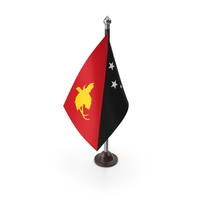 Papua New Guinea Plastic Flag Stand PNG & PSD Images