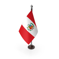 Peru Plastic Flag Stand PNG & PSD Images