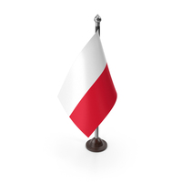 Plastic Poland Flag On A Stand PNG & PSD Images