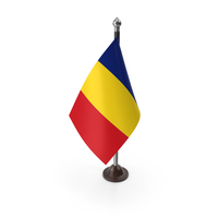 Romania Plastic Flag Stand PNG & PSD Images