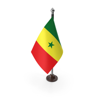 Senegal Plastic Flag Stand PNG & PSD Images
