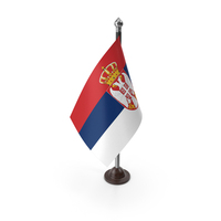 Serbia Plastic Flag Stand PNG & PSD Images