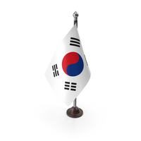 South Korea Plastic Flag Stand PNG & PSD Images